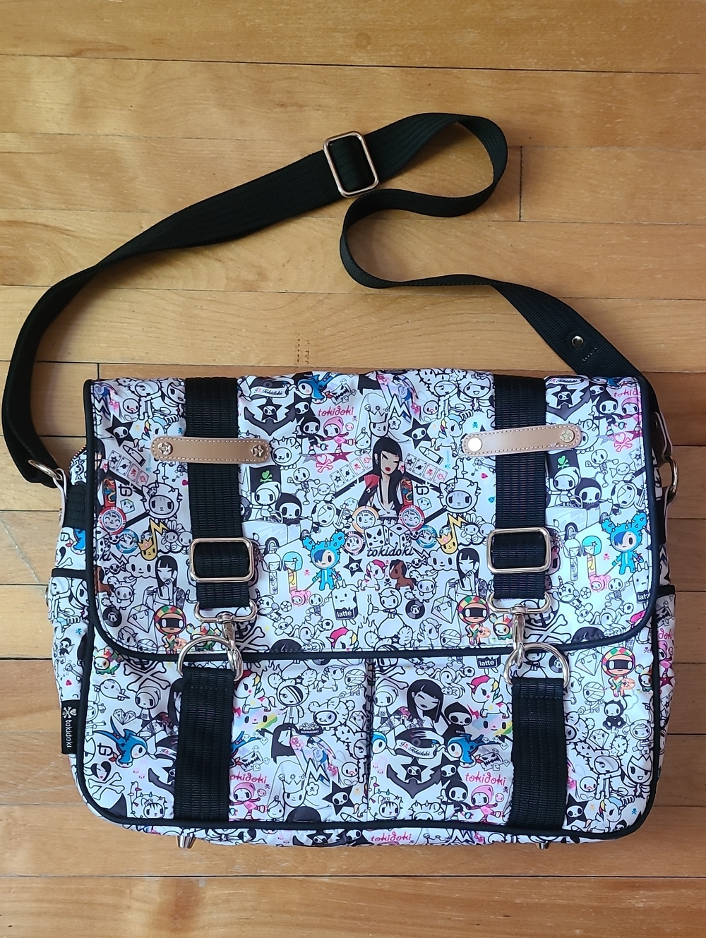 Tokidoki Portafortuna Marina & Dixon Crossbody Messenger Bag (Laptop Bag)